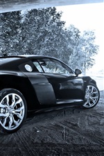 Audi R8 V10 черный автомобиль
