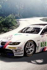 Предварительный просмотр обоев iPhone BMW M3 E92 белый спортивный автомобиль