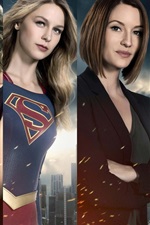 Предварительный просмотр обоев iPhone Supergirl, сериалы, актеры