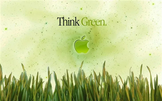Fond d'écran Apple Think Green