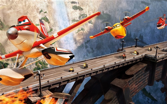 Wallpaper Planes: Fire and Rescue