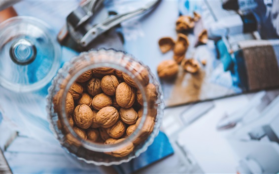 Wallpaper Walnut, nuts