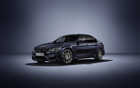Hintergrundbilder BMW M3 schwarze Autoseitenansicht