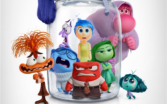 Wallpaper Disney movie, Inside Out 2