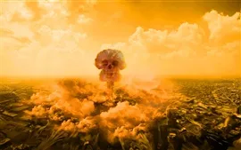 Preview wallpaper Nuclear explosion mushroom cloud