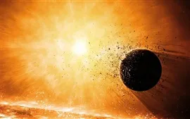 Aperçu fond d'écran La destruction d'explosion Planète