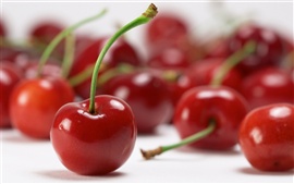 Preview wallpaper Red cherries close-up