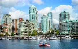 Aperçu fond d'écran Maisons des villes canadiennes