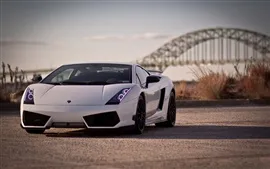 Preview wallpaper Lamborghini Gallardo LP570-4 close-up photography