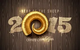 Happy New Year 2015, année de moutons