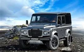 壁紙のプレビュー 2015スターテクレンジローバーディフェンダー110ピックアップ