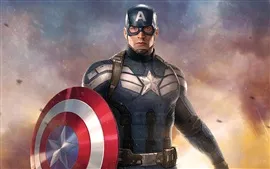 Visualizar papel de parede Chris Evans, o Capitão América: Guerra Civil