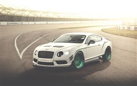 Preview wallpaper Bentley Continental GT3-R white race car