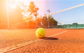 Preview wallpaper Sunny day, summer, tennis, stadium, ground