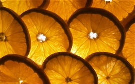 Preview wallpaper Oranges sliced, backlight