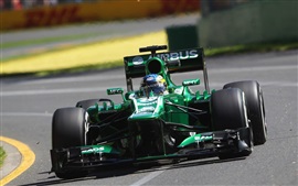 Preview wallpaper Formula 1 car speed, green color