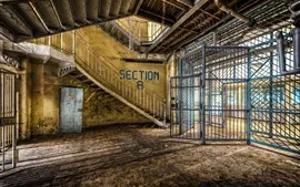 Aperçu fond d'écran Intérieur, prison, clôture