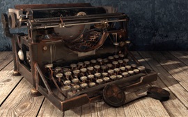 Preview wallpaper Vintage typewriter, retro