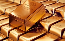 Lingotes de oro, metales preciosos