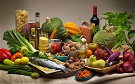 Preview wallpaper Vegetables, fruits, nuts
