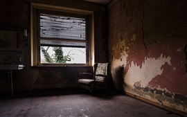 Preview wallpaper Room, chair, window, dust
