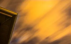 Preview wallpaper Sky, dusk, door