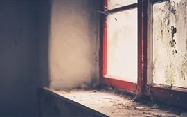 窓、汚れ、光